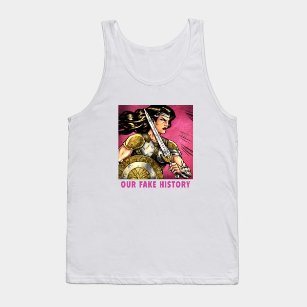 Mythical Amazon Warrior Tank Top by Our Fake History